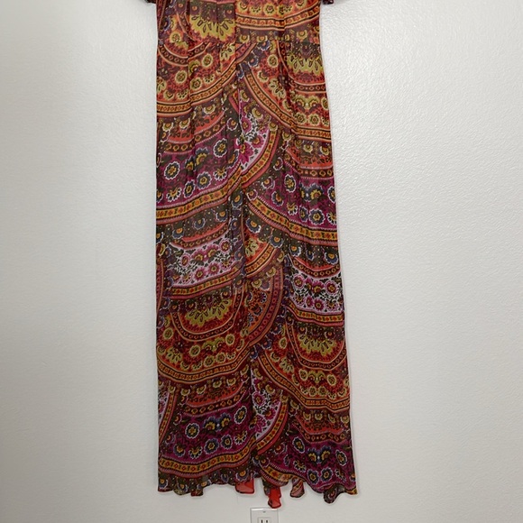 Anthropologie Akemi + Kin Murol Maxi Short Sleeve Dress Size 14 - Picture 7 of 9